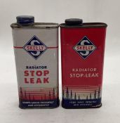 Two Skelly Radiator Stop Leak 1/2 Pint Cans
