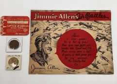 Skelly Jimmie Allen Flight Patrol Card, Game and Two Tokens