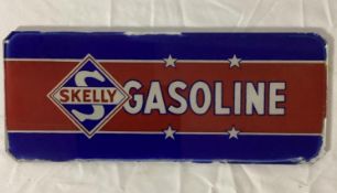 Skelly Gasoline Pump Advertising Glass
