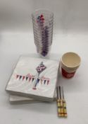 Skelly Ice Picks, Coffee Cups and Cocktail Cups/Napkins