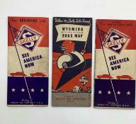 Three 1930's Skelly Road Maps