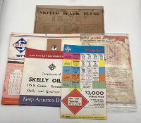 Skelly Anti-Freeze, Spark Plug Selling Charts and Three Auto Waste Bags