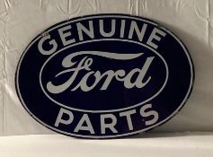 Genuine Ford Parts Porcelain Sign