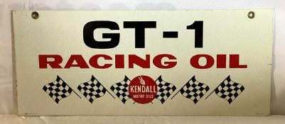 Kendall GT-1 Racing Oil Sign