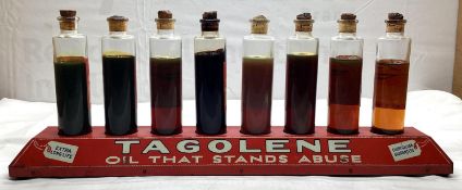 Early Skelly Tagolene Salesman Sample Display