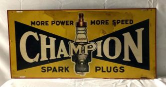 1930's Champion Spark Plugs Sign