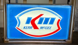 Kerr McGee Lighted Sign