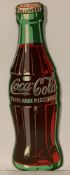 NOS Flat Coca-Cola Bottle Sign