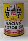 Penn-Drake High Performance Racing Oil Quart Can