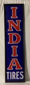 India Tires Porcelain Vertical Sign