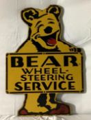 Bear Wheel Alignment Double Sided Sign
