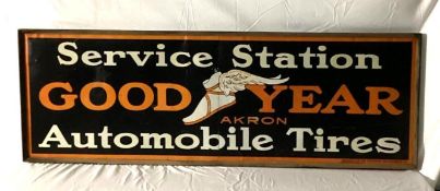 Early Goodyear Service Station and Automobile Tires Sign