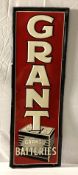 1952 Grant Batteries Vertical Sign