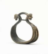 AN INDIAN COPPER ALLOY STIRRUP (RAKAB), 17TH/18TH CENTURY