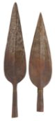 TWO SUDANESE SPEARHEADS, 19TH CENTURY