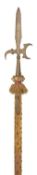 A SERGEANTS HALBERD, 18TH CENTURY