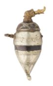 A SOUTH INDIAN FLASK, POSSIBLY MALABAR 19TH CENTURY, 19TH/20TH CENTURY
