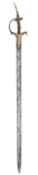 A SOUTH INDIAN SWORD (FIRANGI), 17TH CENTURY, POSSIBLY BIJAPUR KARNATAKA