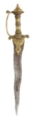 A SOUTH INDIAN DAGGER (NAGAPHANI), 17TH/18TH CENTURY, PROBABLY TRIVANDRUM