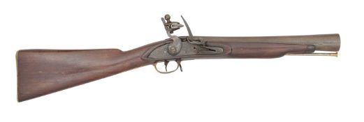 A COMPOSITE FLINTLOCK BLUNDERBUSS, BIRMINGHAM PROOF MARKS, 19TH CENTURY