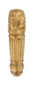 A RARE SOUTH INDIAN GILT COPPER ALLOY QUIVER, PROBABLY 17TH CENTURY MADRAS