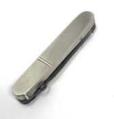 A VICTORIAN SILVER COMBINATION PENKNIFE VESTA CASE, LOUIS DEE, LONDON, 1881