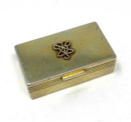 A VICTORIAN SILVER-GILT VESTA CASE, EDWARD STOCKWELL, LONDON, 1885