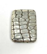 A VICTORIAN SILVER VESTA CASE, DEAKIN & FRANCIS, BIRMINGHAM, 1888