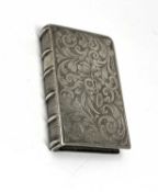 A VICTORIAN SILVER VINAIGRETTE, TAYLOR & PERRY, BIRMINGHAM, 1843