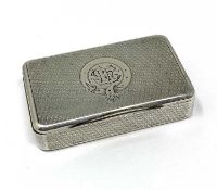 A VICTORIAN SILVER VESTA CASE, BENJAMIN BARLING & SONS, LONDON, 1864