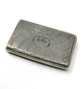 A VICTORIAN SILVER VESTA CASE, NATHANIEL MILLS, BIRMINGHAM, 1845