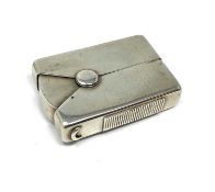 A VICTORIAN SILVER VESTA CASE, S. MORDAN & CO., LONDON, 1881