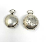 TWO VICTORIAN SILVER SOVEREIGN CASES