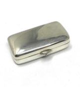 AN IRISH VICTORIAN SILVER VESTA CASE, J. KEATING, DUBLIN, 1862