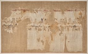 TWO TIRAZ FRAGMENTS, PROBABLY FATIMID, EGYPT, 10TH/11TH CENTURY