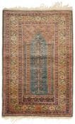 A KEYSERI NICHE RUG, WEST ANATOLIA, CIRCA 1920