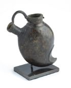 A MINIATURE HUQQA BOTTLE IN THE FORM OF A MANGO, INDIA, CIRCA 18TH CENTURY