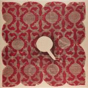 AN OTTOMAN BROCADE SILK SHOULDER CAPE, WESTERN ANATOLIA, 17TH CENTURY