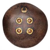 A HIDE SHIELD (DHAL), NORTHERN INDIA, 18TH CENTURY