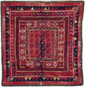 A CLOTH WALL HANGING (CHAKLA), GUJARAT, WESTERN INDIA, CIRCA 1900