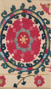 A FRAGMENT FROM A TASHKENT SUSANI, CENTRAL ASIA, CIRCA 1900