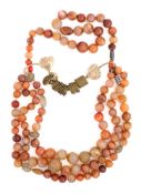 A NAGA BEAD NECKLACE, NORTH-EASTERN INDIA, 20TH CENTURY OR EARLIER