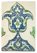 A DAMASCUS BORDER TILE FRAGMENT, OTTOMAN SYRIA, LATE 16TH CENTURY