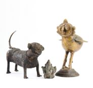 THREE BRONZE IMAGES, INDIA, 19TH CENTURY AND EARLIER