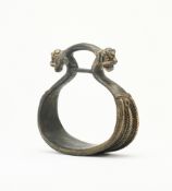 AN INDIAN COPPER ALLOY STIRRUP (RAKAB), 17TH/18TH CENTURY