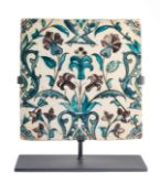 A DAMASCUS TILE, OTTOMAN SYRIA, 17TH CENTURY