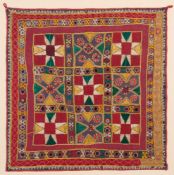A CLOTH WALL-HANGING (CHAKLA), GUJARAT, WESTERN INDIA, EARLY 20TH CENTURY