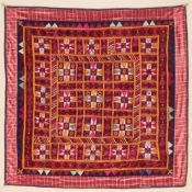 A CLOTH WALL HANGING (CHAKLA), GUJARAT, WESTERN INDIA, EARLY 20TH CENTURY