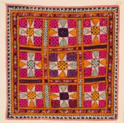A CLOTH WALL-HANGING (CHAKLA), GUJARAT, WESTERN INDIA, EARLY 20TH CENTURY