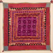 A CLOTH WALL HANGING (CHAKLA), GUJARAT, WESTERN INDIA, EARLY 20TH CENTURY